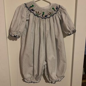 Smocked Bubble Longall
